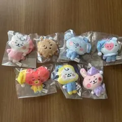BT21 FuwaFuwaMascot ふわふわマスコット3 コンプリート