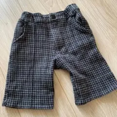 セミフォーマル　綿100% 千鳥格子 グレー系パンツ