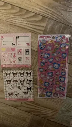 ハッピーマーチ キャンディグリッターステッカー 他シール