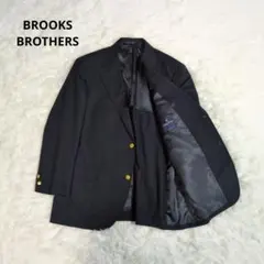 ブルックスブラザーズ　ブレザー　ジャケット　紺ブレ　金ボタン　ネイビー　段返り