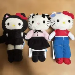 ハローキティあしながverぬいぐるみ3ヶまとめ