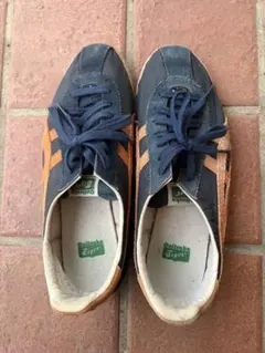 Onitsuka Tiger ネイビー/オレンジ スニーカー　コルセア　26cm