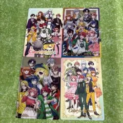 カラフルピーチ　カード　集合4枚