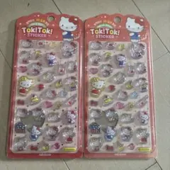 ハローキティ 3Dステッカー 2セット