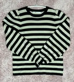 M.deux ボーダー長袖ニット
