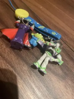 バズ・ライトイヤー ザーグ　リトルグリーンメン　ストラップ付きキーホルダー