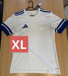 [お買得]adidas サッカーシャツ KUI28 XL ホワイト/ブルー