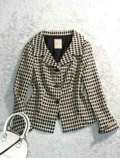 シビラ ジャガード ウエストタック デザイン ジャケットのサムネイル