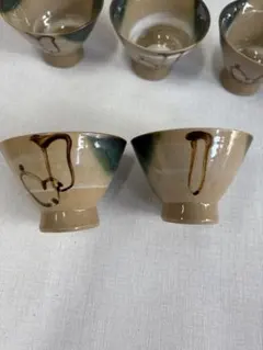 手作り陶器 お猪口 5個セット