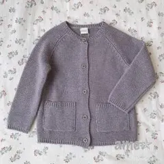 新品 ◎ tete a tete ガーターニットカーディガン 濃肌色
