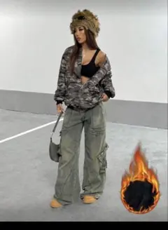 迷彩柄 ジップアップジャケット