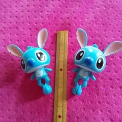 スティッチ かわいいクリップ 2個