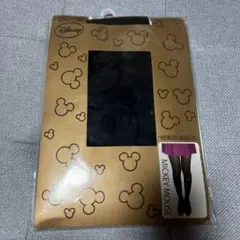 Disney ミッキーマウス柄 ストッキング &ストライプ柄　ストッキング