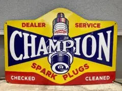 CHAMPION spark plug vintage ポスター 2枚セット - メルカリ