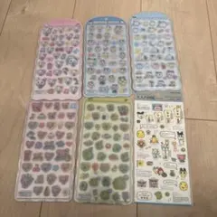 たまごっち COTTON PUFFY ５枚セットと大人図鑑シールのサムネイル
