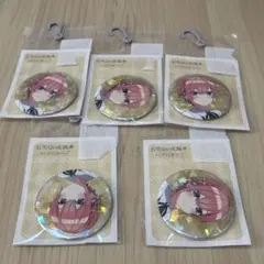 五等分の花嫁＊　ホログラム　缶バッジ　中野一花 5点　アベイル