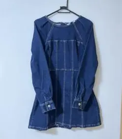 ZARA デニムミニワンピース