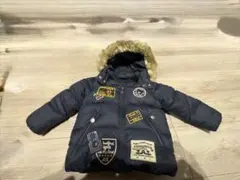 DOUBLE B ダウンコート 90cm 限定版 ネイビー