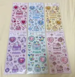 正規品 サンリオ キラキラジュエルシール 6枚セット