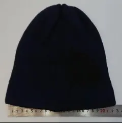 ニット帽 ノースフェイス 紺色