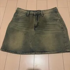 ライトブルー SHEINミニ　デニム　スカート　シーイン