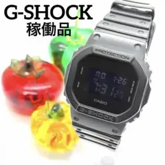 【美品・稼働】カシオ Gショック メンズ クォーツ クロノグラフ オールブラック