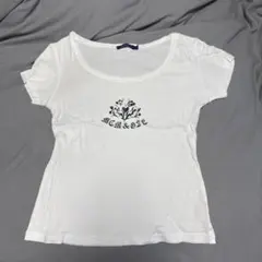 MCMホワイト刺繍Tシャツ Mサイズのサムネイル