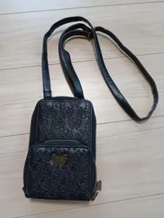 ANNA SUI　ミニ　じゃばら式スマホショルダー