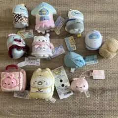 11点まとめて　すみっコぐらしマスコットぬいぐるみ