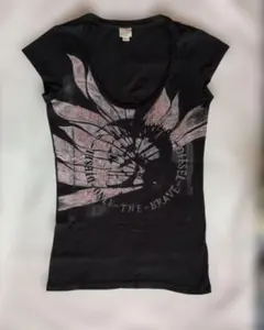DIESEL 半袖Tシャツ ブラック Sサイズ