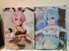 リゼロ　ラムレム　バニーフィギュアセット