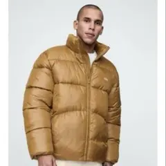 美品❣️プリマロフト GAPロゴ パファージャケット ダウンジャケット