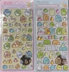 すみっコぐらし ボンボンドロップシール 2枚セット