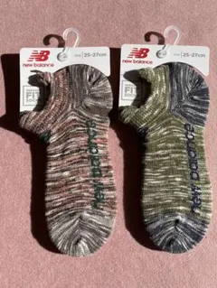 新品未使用 ニューバランス ソックス 25-27cm 2足セット くつ下 メンズ