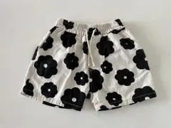 LOWRYS FARM キッズ 花柄 デッキパンツ 半ズボン ローリーズファーム