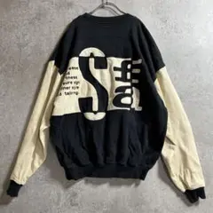 santafe サンタフェ　切替デザイン ビッグロゴ 90s スウェット　古着