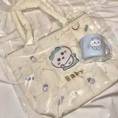 ちいかわBaby キルティングトートバッグ ノベルティプラコップ ハチワレ