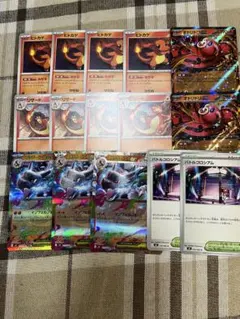 ポケモンカード　メガリザードンXex オドリドリex 進化ライン　デッキパーツ