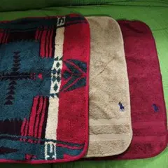 ポロ ラルフローレン タオルハンカチ 3枚セット 新品