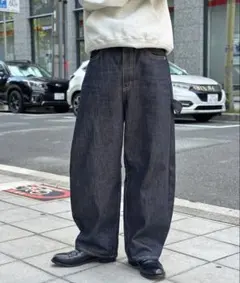 CPCM カーブペインターデニムパンツ インディゴブルー Lサイズ