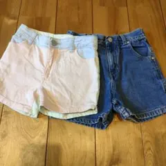 baby Gapショートパンツ 100cm デニムショートパンツ　2枚セット