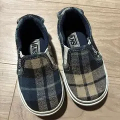 VANS スリッポン チェック柄　15cm