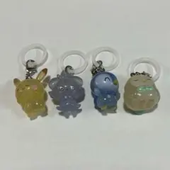 ポケピース　めじるしアクセサリー　セミコンプリートセット　コンプ　全4種類