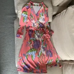 DVFシルクラップワンピース4