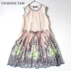 希少♡ヴィヴィアンタム バタフライ チュールワンピース 刺繍 レース リボン M