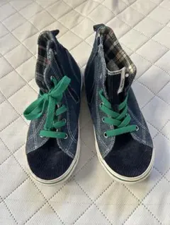 VANS 21cm デニムキッズスニーカー