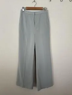 B.CSTOCK グレー フレアパンツ センタープレス