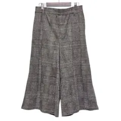 ワイドパンツ チェック