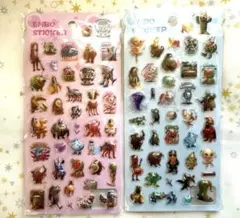 BONBON DROP風キャラクターシール 4枚セットトゥントゥントゥンサフール