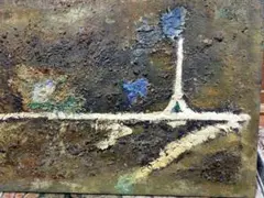 鈴木咲穂 紙 ミクストメディア 「overlap(fence)」 日本画 鈴木咲穂 紙 ミクストメディア 「overlap(fence)」 日本画 - メルカリ